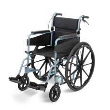 Scaun cu rotile autopropulsat Days Standard-Width Escape Lite (albastru argintiu)