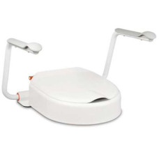 Ridicator fix pentru scaune de toaletă Etac Hi-Loo cu suporturi pentru brațe