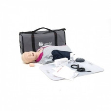 Manechin Laerdal Resusci Anne QCPR cu cap pentru căile respiratorii (tors în geantă de transport)