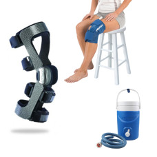 Aircast Knee Cold Therapy Crio/Manșetă cu Cryo/Cuff Cooler și Genunchiere Fourcepoint