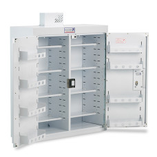 Bristol Maid 800 x 300 x 600 mm Dulap pentru medicamente și medicamente cu ușă dublă cu 6 rafturi pline Bristol Maid 800 x 300 x 600 mm Dulap pentru medicamente și medicamente cu ușă dublă cu 6 rafturi pline