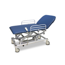 Canapea mobilă pentru tratament și examinare bariatric Bristol Maid Electric cu două secțiuni cu comutator de picior