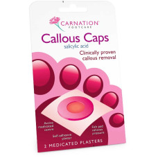 Capace de porumb cu acid salicilic Carnation Footcare (pachet de 10) Capace de porumb cu acid salicilic Carnation Footcare (pachet de 10)