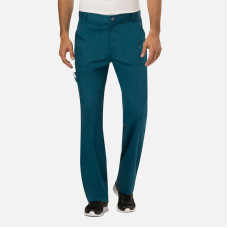 Pantaloni Cherokee Revolution WW140 Fly Front Cargo Scrub (albastru Caraibe)