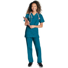 Set de exfoliant medical Cherokee unisex din polibuton (albastru Caraibe)