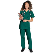 Set de exfoliant medical Cherokee unisex din polibuton (verde vânător)
