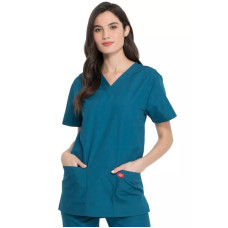 Dickies DKP520C Set de exfoliant unisex medical cu decolteu în V (albastru Caraibe)