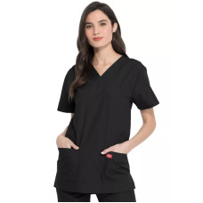 Dickies DKP520C Set de exfoliant unisex medical cu gât în ​​V (negru)