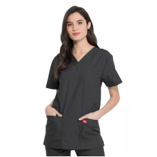 Dickies DKP520C Set de exfoliant unisex medical cu decolteu în V (gri pewter)