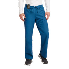Pantaloni Scrub Dickies EDS Signature cu cordon (albastru Caraibe)