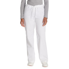 Pantaloni Scrub Dickies EDS Signature cu șnur (alb)