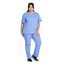 Dickies Signature EDS CH83706 Scrub Top unisex cu decolteu în V (Ciel Blue)