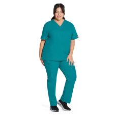 Dickies Signature EDS CH83706 Top pentru scrub unisex cu decolteu în V (teal)