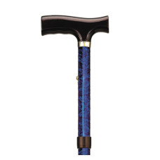Baston de plimbare pliabil cu curea Drive Medical Blue Crackle Model