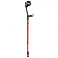 Flexyfoot standard roșu cu mâner moale cârjă manșetă închisă (singură) Flexyfoot standard roșu cu mâner moale cârjă manșetă închisă (singură)