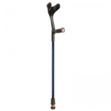 Flexyfoot standard albastru mâner moale cârjă cu manșetă deschisă (singură)