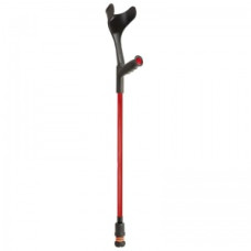 Flexyfoot standard roșu cu mâner moale cârjă cu manșetă deschisă (singură) Flexyfoot standard roșu cu mâner moale cârjă cu manșetă deschisă (singură)