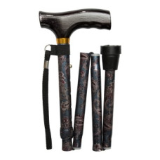 Baston de plimbare pliabil din aluminiu, ușor de tip Paisley, Homecraft