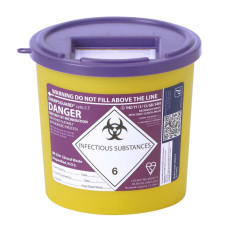 Recipient Sharpsguard Cyto 2,5 L pentru obiecte ascuțite (cutie de 48)