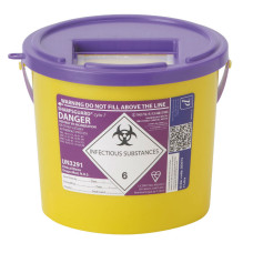 Recipient Sharpsguard Cyto 7L pentru obiecte ascuțite (cutie de 40)