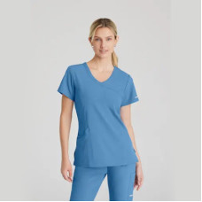 Skechers Reliance Respirabil Scrub Top pentru femei (Ciel Blue) Skechers Reliance Respirabil Scrub Top pentru femei (Ciel Blue)