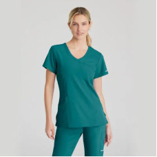 Skechers Reliance respirabil Scrub Top pentru femei (teal) Skechers Reliance respirabil Scrub Top pentru femei (teal)