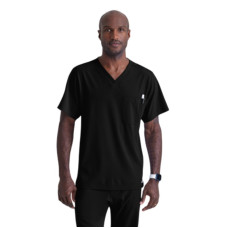 Skechers Structure SK0112 unisex Crossover Scrub Top (negru) Skechers Structure SK0112 unisex Crossover Scrub Top (negru)