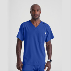 Skechers Structure SK0112 unisex Crossover Scrub Top (Galaxy Blue) Skechers Structure SK0112 unisex Crossover Scrub Top (Galaxy Blue)