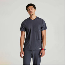 Skechers Thesis SKT193 Scrub Top respirabil (Pewter Grey) Skechers Thesis SKT193 Scrub Top respirabil (Pewter Grey)
