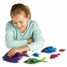 SpaceKraft Sensory Squidgy Sparkle Fish (Set de patru) SpaceKraft Sensory Squidgy Sparkle Fish (Set de patru)