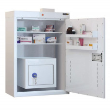 Dulap medical floarea soarelui 91 x 60 x 30 cm cu lumină de avertizare și dulap interior mare pentru medicamente controlat Dulap medical floarea soarelui 91 x 60 x 30 cm cu lumină de avertizare și dulap interior mare pentru medicamente controlat