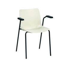 Scaun vizitator Neptune Medical Ivory cu brate Scaun vizitator Neptune Medical Ivory cu brate