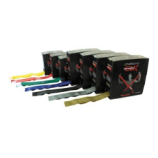 Benzi de rezistență TheraBand CLX cu bucle consecutive (rola de 22 m)